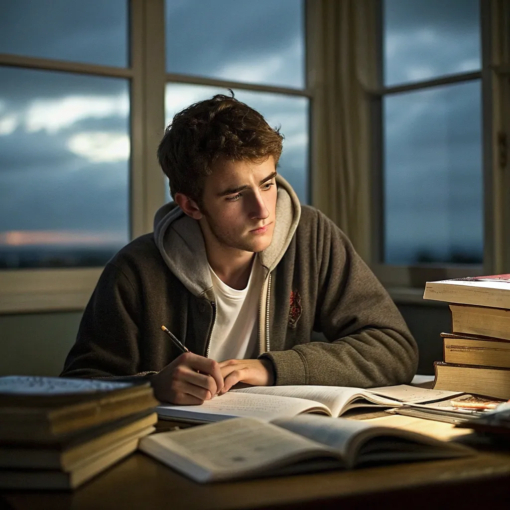 Determined student Liam Brown